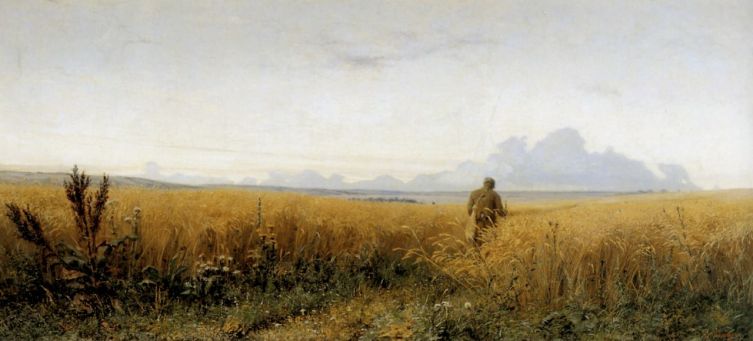Г. Г. Мясоедов, «Дорога во ржи», 1881 г.