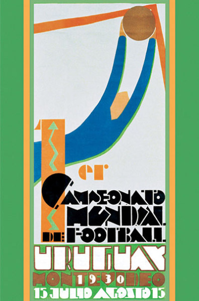 Официальный постер чемпионата мира по футболу 1930 года