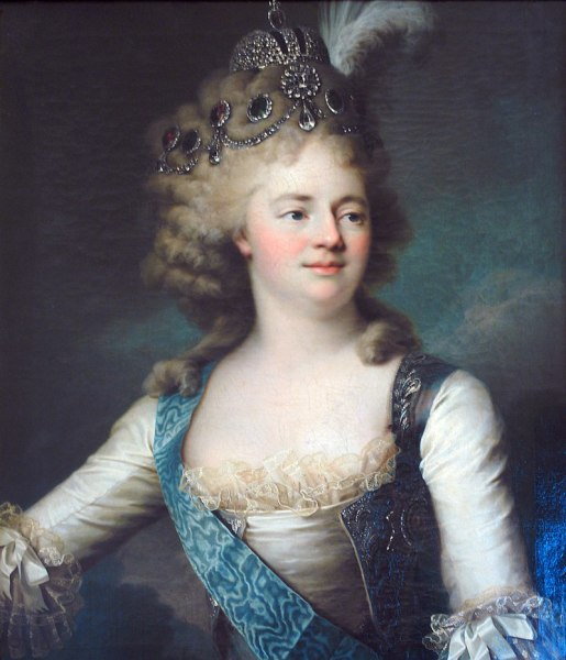 Вуаль Жан Луи, «Портрет великой княгини Марии Фёдоровны», конец 1790-х гг.