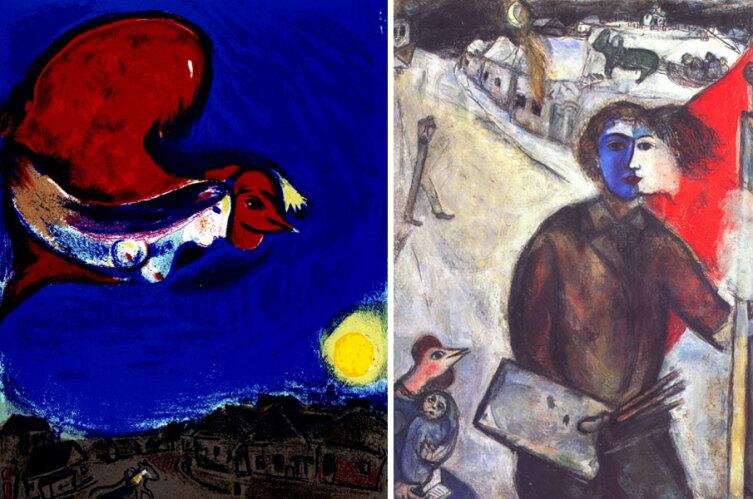 Картины Марка Шагала 