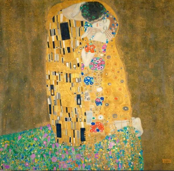 Картина «Поцелуй» Густава Климта