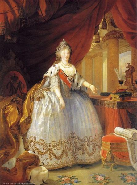 Луиза Виже Лебрен, «Портрет императрицы Марии Федоровны», 1799 г.