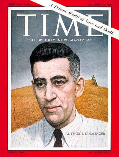 Сэлинджер на обложке журнала Time 15 сентября 1961 года