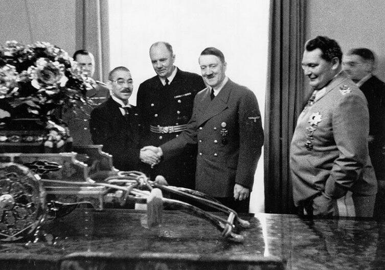 Рукопожатие. Гитлер и Мацуока, 28 марта 1941 г.