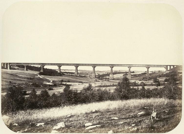 Мост через Веребью, 1860-е гг.