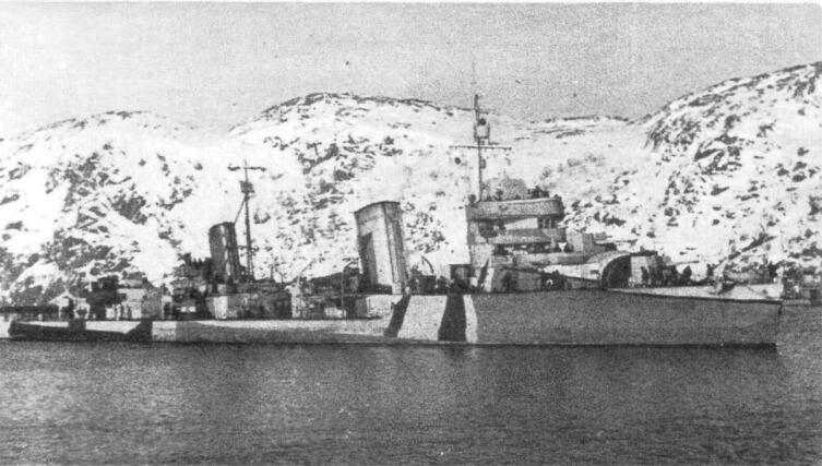 Лидер эскадренных миноносцев «Баку», 1943 год