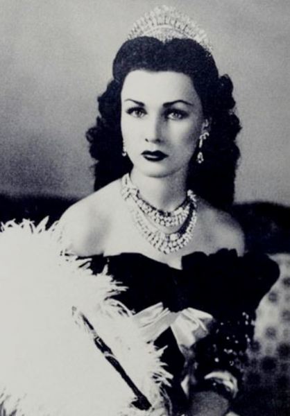 Первая супруга Фавзия Фуад, принцесса Египта