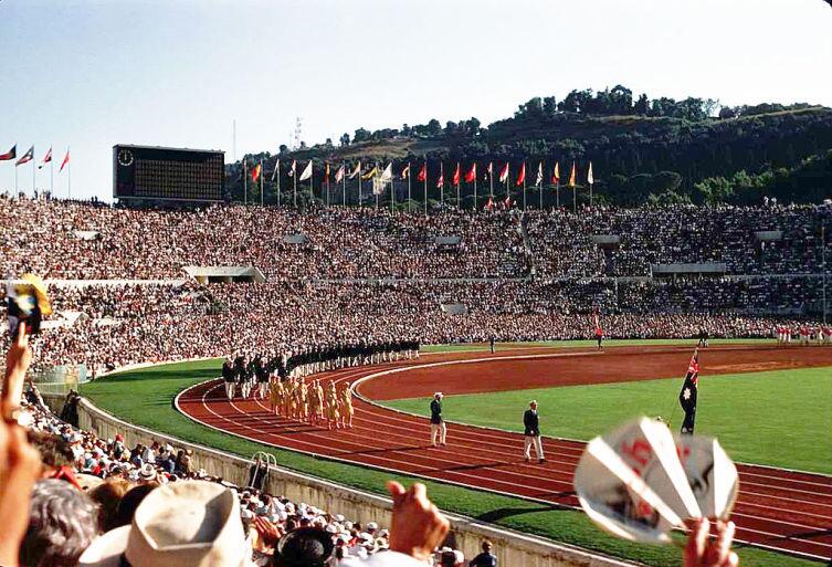 Церемония открытия Олимпийских игр в Риме 25 августа 1960 г.