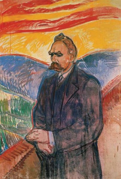 Эдвард Мунк, «Портрет Фридриха Ницше», 1906 г.