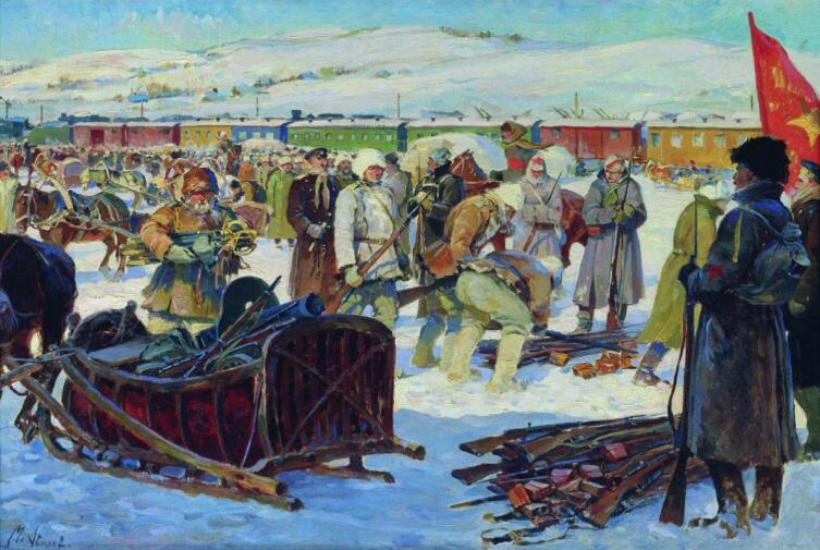 М. И. Авилов, «Разоружение частей Колчаковской армии», 1926 г.