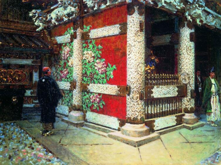В. В. Верещагин, «Шинтоистский храм в Никко», 1904 г.