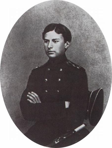 В. Верещагин в период окончания Морского кадетского корпуса