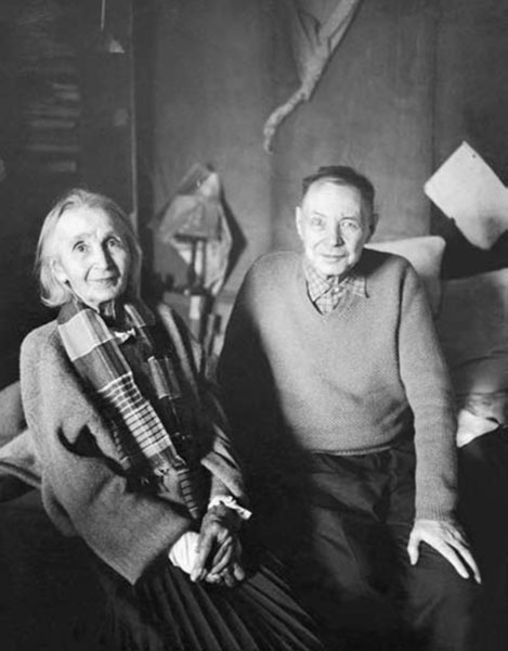 Наталья Гончарова и Михаил Ларионов, 1956 г.
