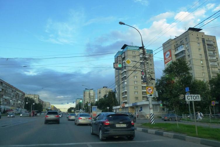 Одна из улиц Ульяновска