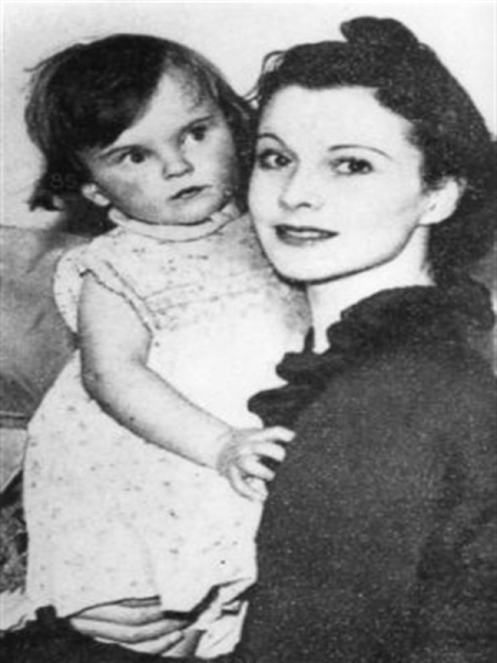 Вивьен с дочерью Сюзанной, 1935 г.