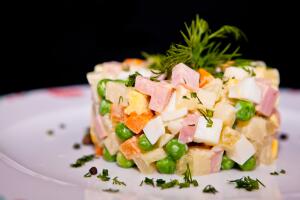 Как приготовить салат  «Оливье»? Два рябчика и фунт паюсной  икры
