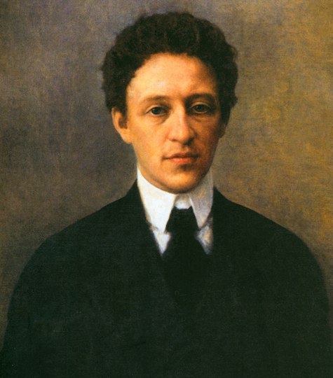 И. Пархоменко, «Портрет А. Блока», 1910 г.