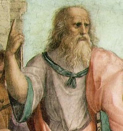 Платон на фреске Рафаэля Санти