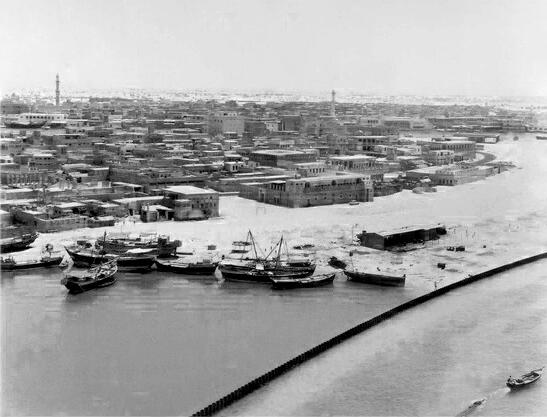 Район Дейра на берегу лимана Дубай-Крик в 1960-х годах