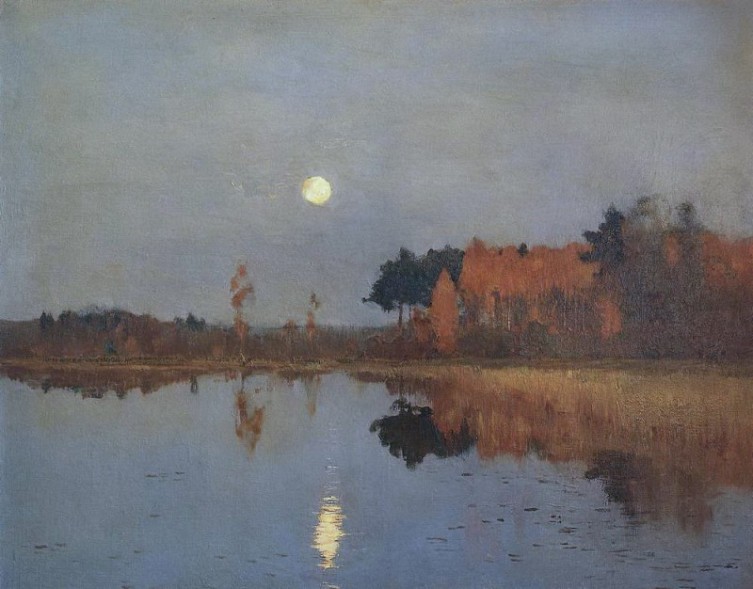 И. И. Левитан, «Сумерки. Луна», 1899 г.
