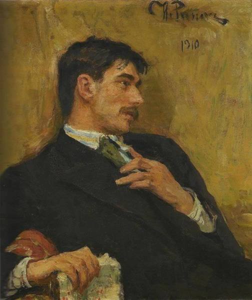 И. Е. Репин, «Портрет поэта Корнея Ивановича Чуковского», 1910 г.