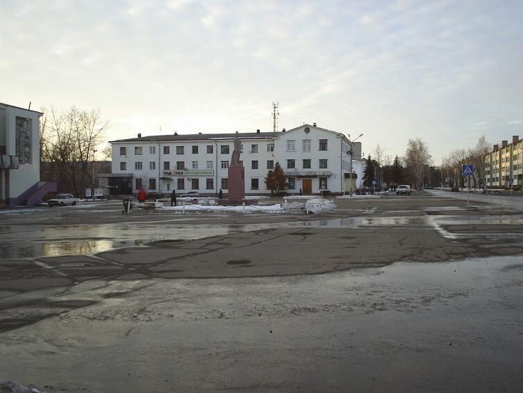 Площадь имени Ленина в Нововоронеже 
