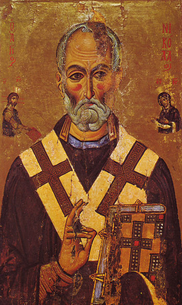 Николай Чудотворец, Икона из монастыря Святой Екатерины, XIII век