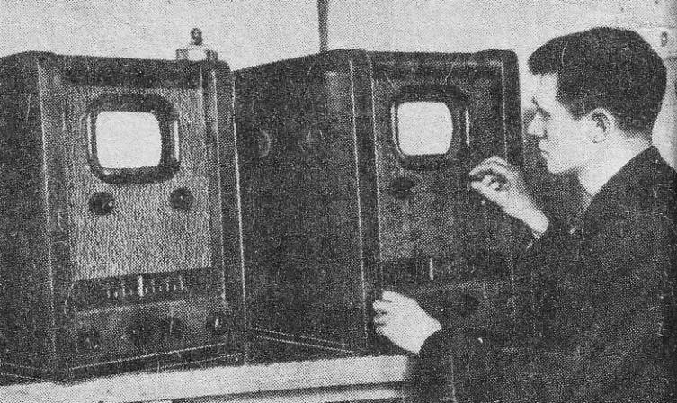 Тестирование первых телевизоров