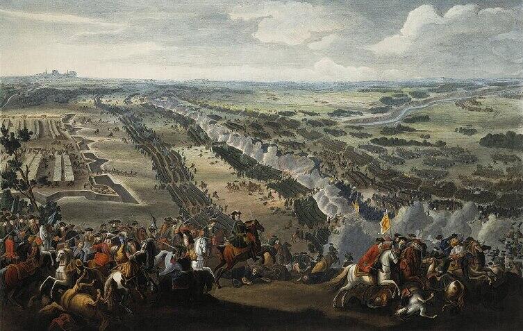 Денис Мартен, «Полтавская битва», 1726 г.