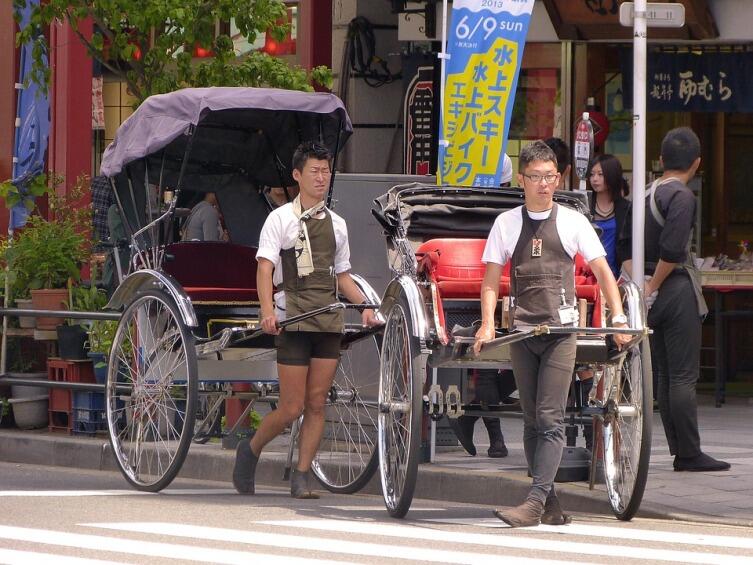 Рикши в Токио