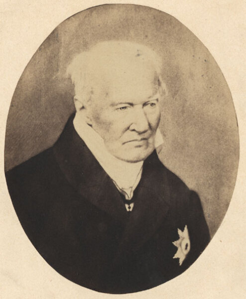 Александр фон Гумбольдт, 1857 г.