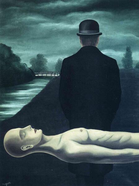 Рене Магритт, «Размышления одинокого ходока», 1926 г.