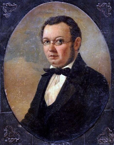 Прижизненный портрет Петра Павловича Ершова работы художника Николая Маджи (конец 1850-х), считающийся самым достоверным изображением автора «Конька-горбунка»