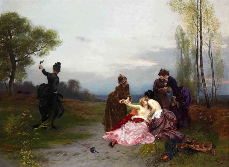 Эмиль-Антуан Байяр, «Примирение», 1884 г.