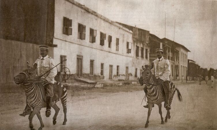 Немецкая кавалерия в Восточной Африке, 1911 г.