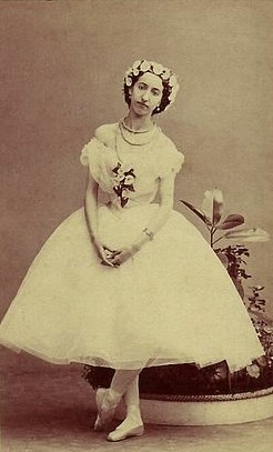 Эмма Ливри в балете «Сильфида», 1862 г.