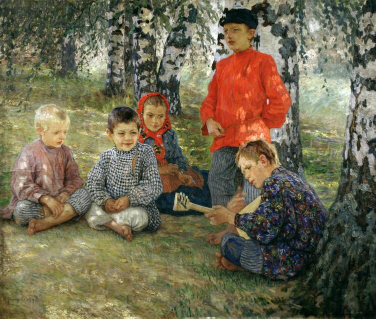 Н. П. Богданов-Бельский, «Виртуоз», 1891 г.