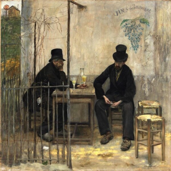 Жан-Франсуа Рафаэлли, «Пьющие абсент», 1881 г.