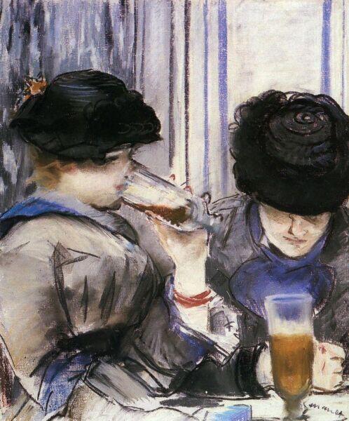 Эдуар Мане, «Две женщины, пьющие пиво», 1878 г.