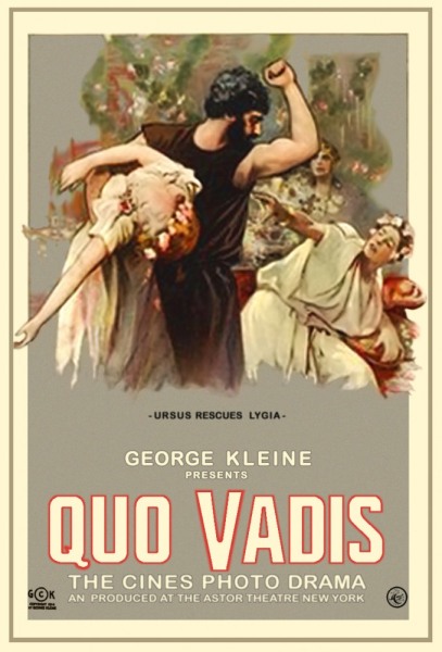 Постер фильма «Камо грядеши?», 1912 г.
