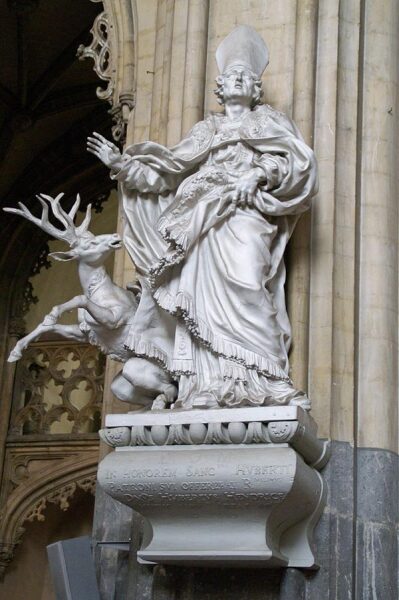Статуя св. Губерта Льежского, 1689 г.