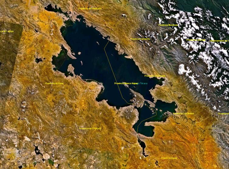 Спутниковый снимок озера 1991 г.