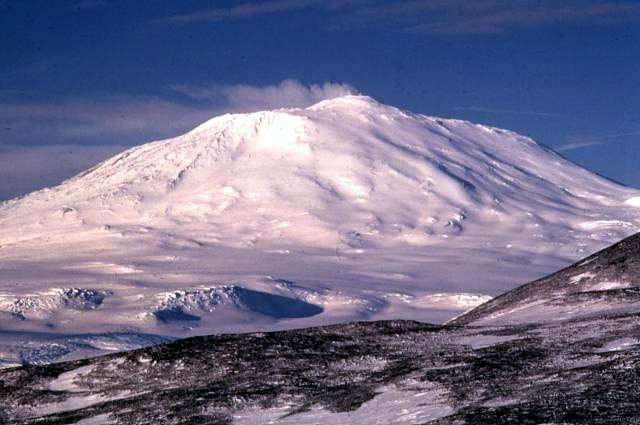 Вулкан Эребус, Антарктида, 1972 г.