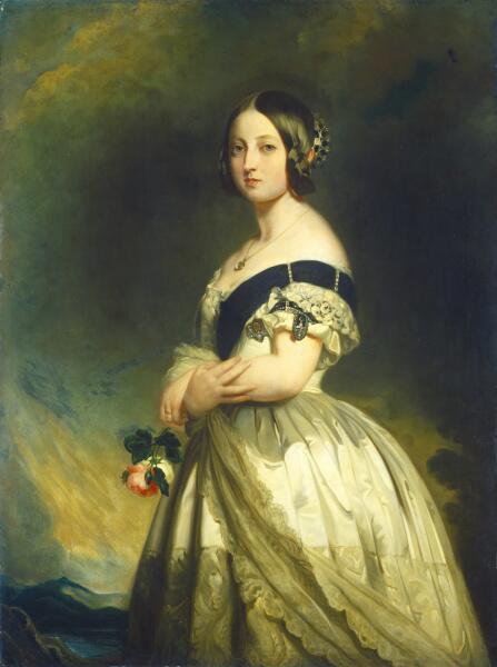 Франц Ксавер Винтерхальтер, «Молодая королева Виктория», 1843 г.
