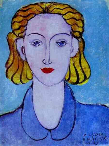 Анри Матисс, «Девушка в голубой блузке», 1939 г.
