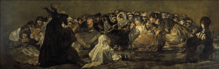 Франсиско Гойя, «Великие козни или шабаш ведьм», 1823 г.
