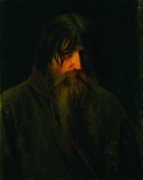 И. Н. Крамской, «Голова старого крестьянина», 1874 г.