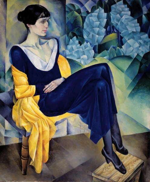 Н. И. Альтман, «Портрет А. А. Ахматовой», 1914 г.