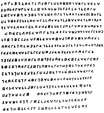 Криптограмма Оливье Ле Вассёра (Ла Бюза)