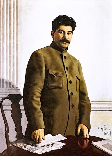 И. И. Бродский, «Портрет Иосифа Сталина», 1927 г.